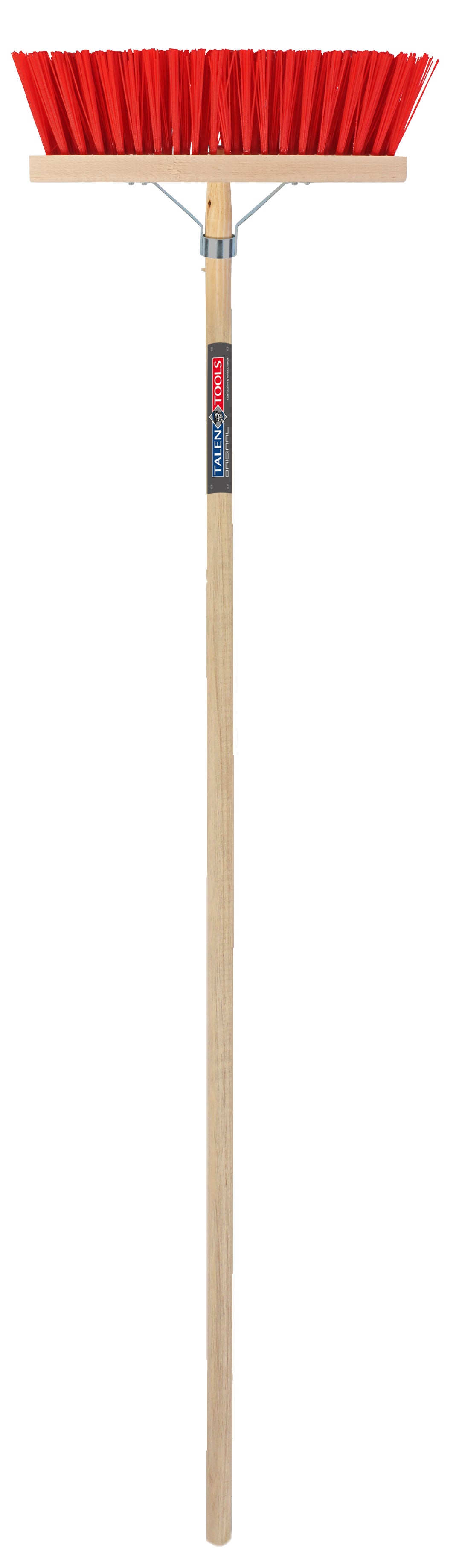 Bezem - Nylon - 35 centimeter - Houten steel - 140 centimeter