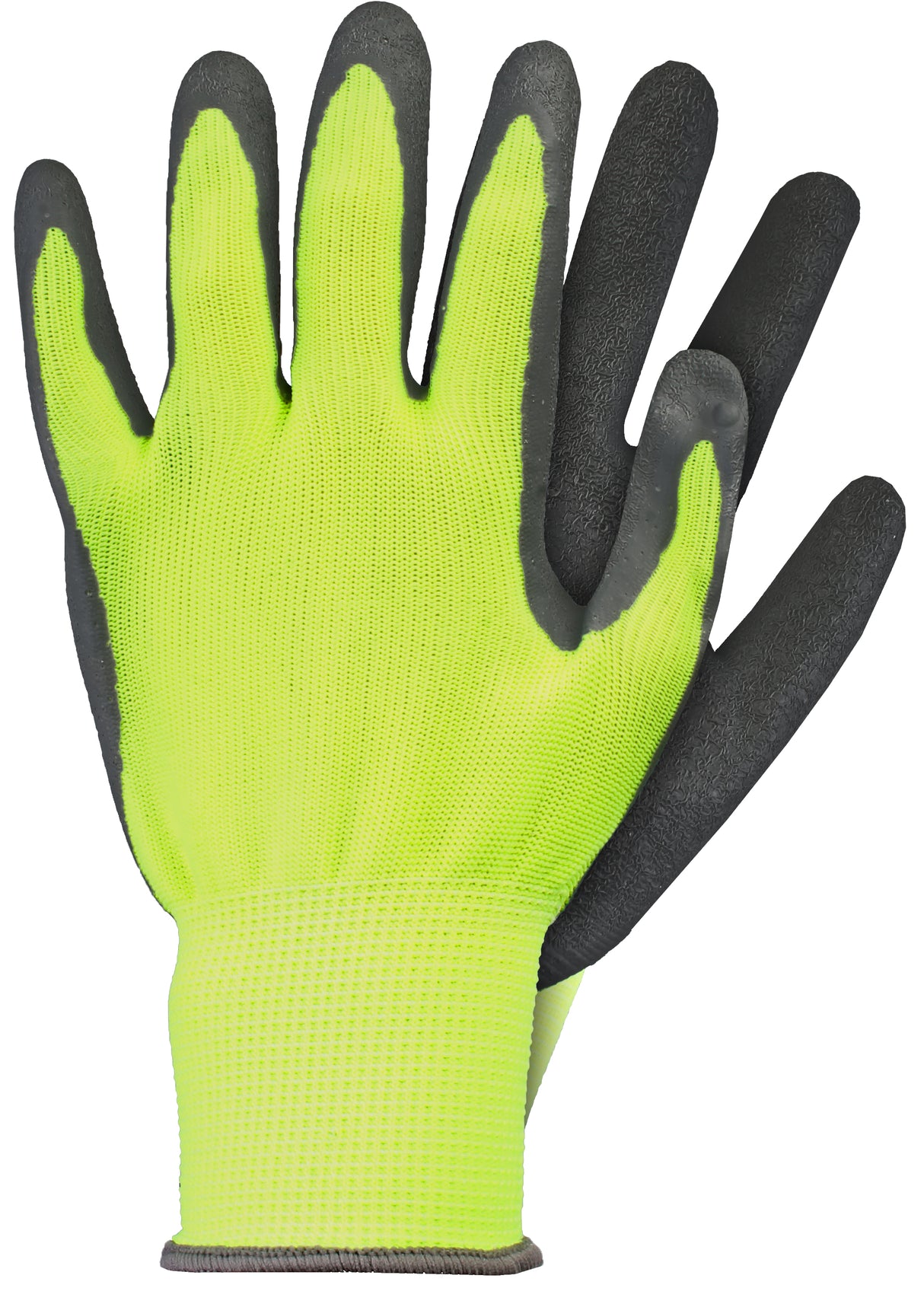 Werkhandschoenen - Geel - Latex - Maat XL