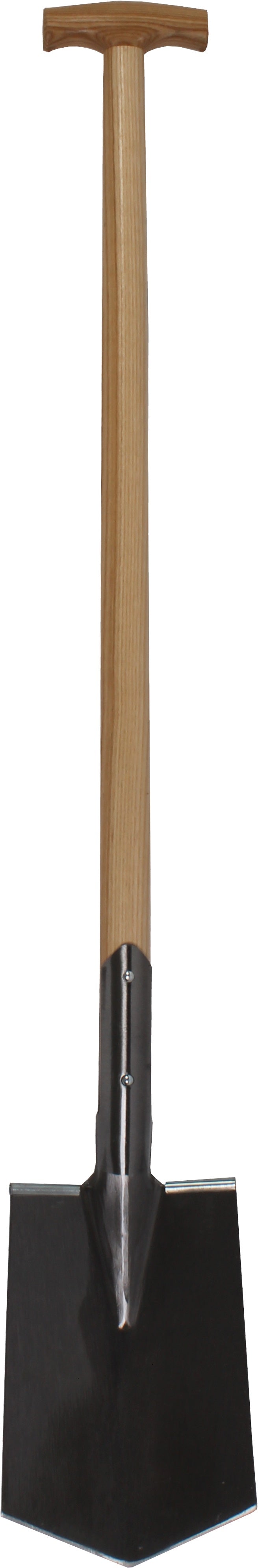 Spade - I.T. - Met opstapje - Blank gepolijst - Essenhouten steel - 90 cm