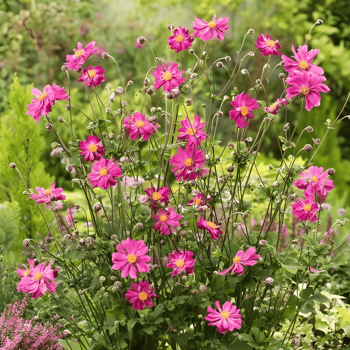 Anemone hup. 'Prinz Heinrich' - toptuinplanten